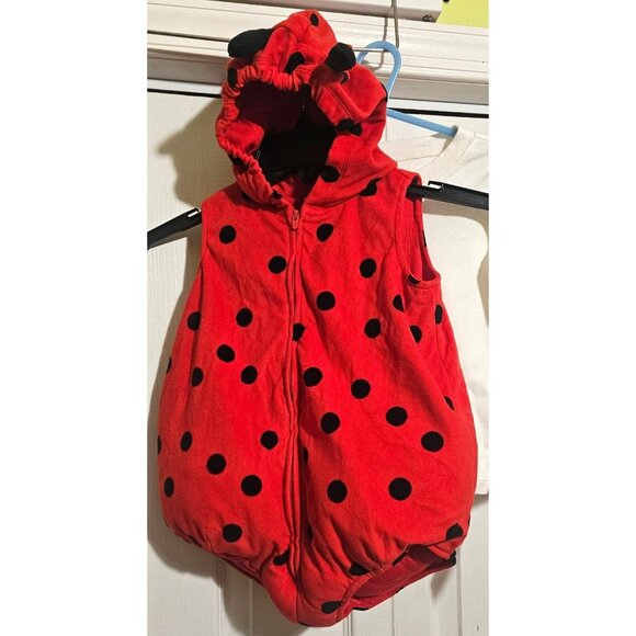 Carter's Ladybug Costume 24M Bubble Tunic Long Sleeve Tee Leggings Halloween NEW - Picture 2 of 8